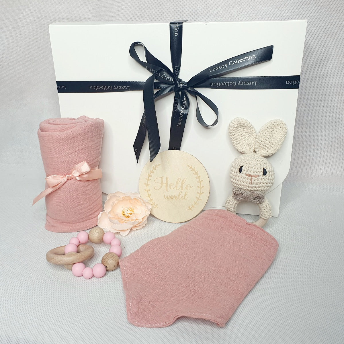 Welcome Baby Girl - Dusty Pink