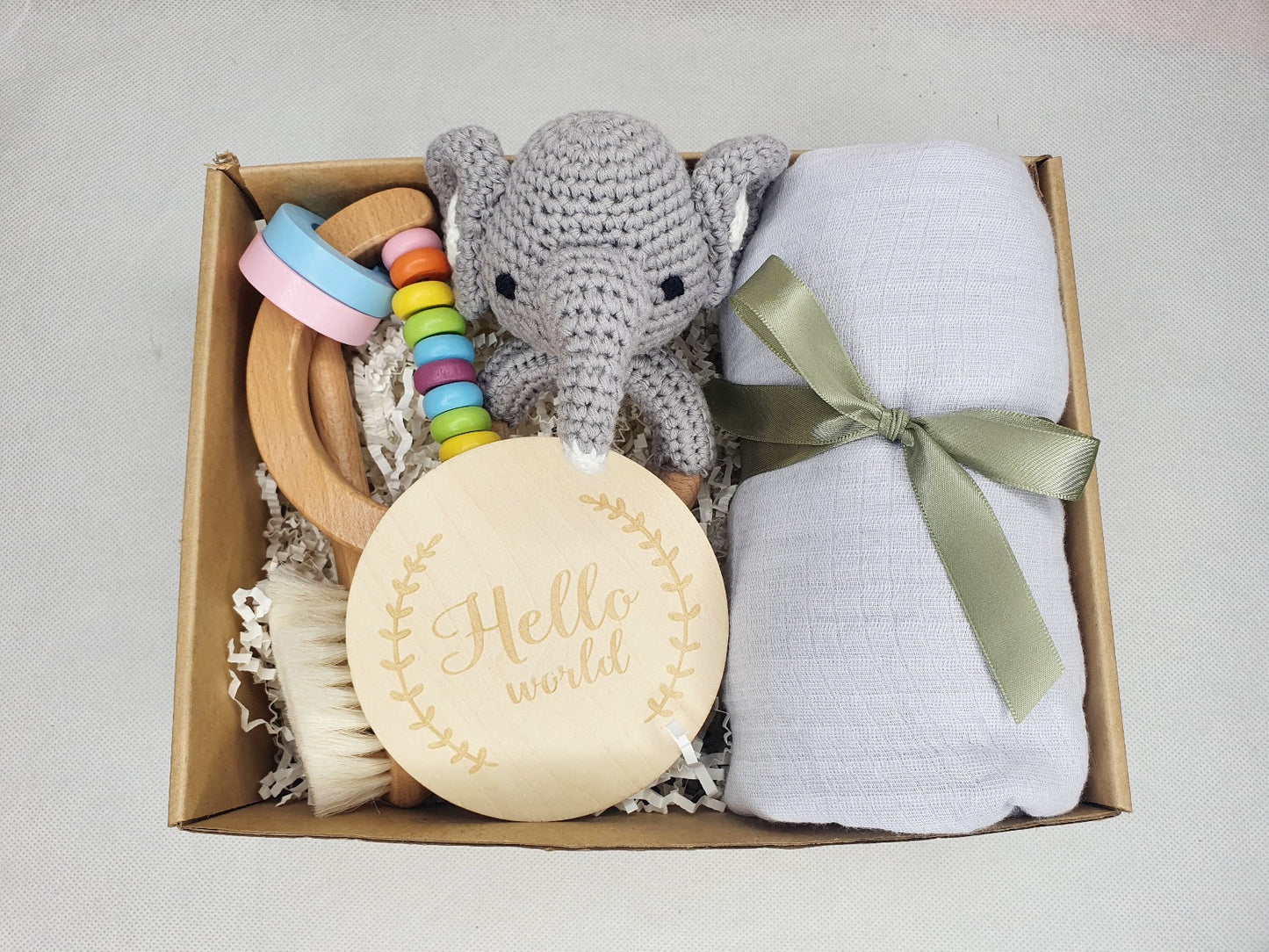 Welcome Baby Boy - Grey