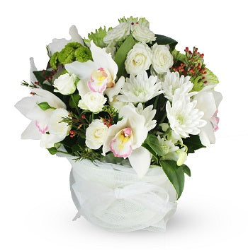White Flower Posy