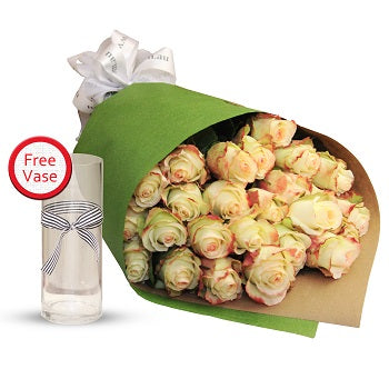 2 Dozen Champagne Roses Bouquet