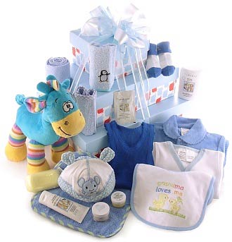 Baby Boy Gift Set with Baby Care Kit