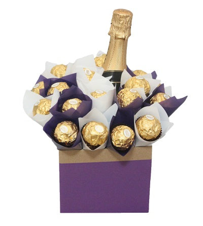 Chocolate Bouquet and Moet champagne