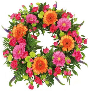 Bright Funeral Wreath