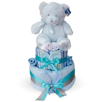 My First Blue Teddy Cake