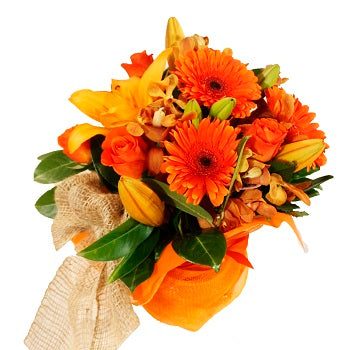 Orange Flower Posy