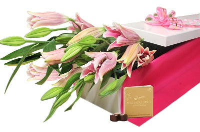 Mothers Day Oriential Lilies Box