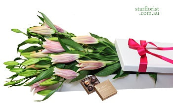 Oriental Lilies Gift Box