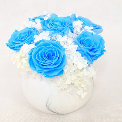 Everlasting Blue Roses