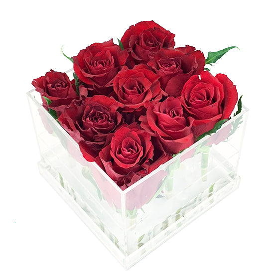 Red Rose Cube